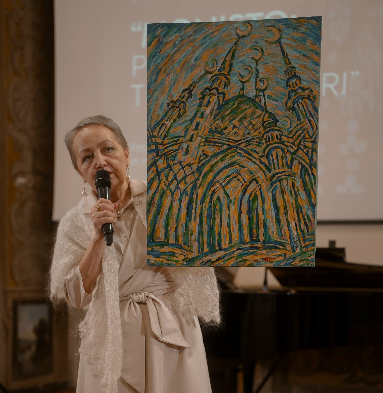 Рим ҡалаһында Альбина Исхаҡованың шәхси күргәҙмәһе үткән